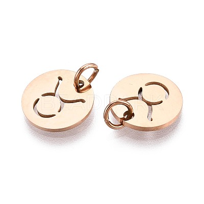 304 Stainless Steel Charms STAS-Q201-T445-2R-1