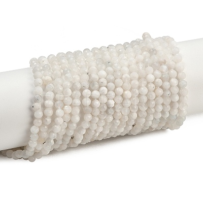 Natural Rainbow Moonstone Beads Strands G-D0003-E90-4MM-1