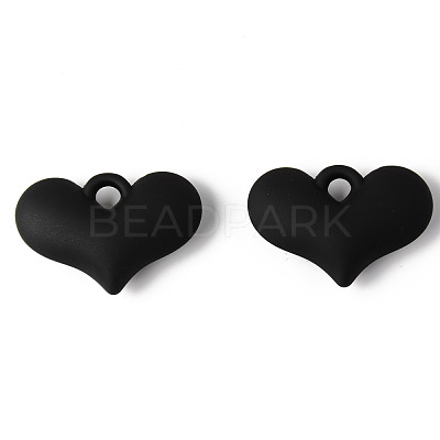 Rubberized Style Acrylic Pendants X-OACR-N011-012B-1