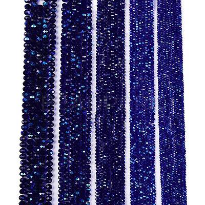 Electroplate Glass Beads Strands LS-EGLA-A044-T3mm-L06-1
