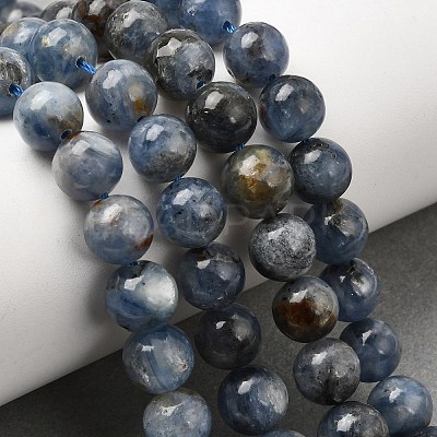 Natural Kyanite/Cyanite/Disthene Beads Strands G-G272-A01-8mm-1