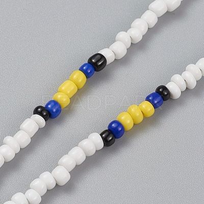 Glass Seed Bead Eyeglasses Chains AJEW-EH00006-01-1