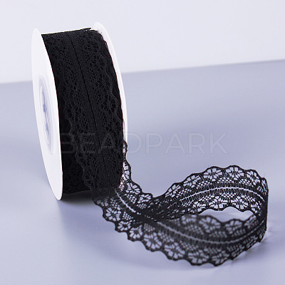 25 Yards Flat Cotton Lace Trims SENE-PW0017-02D-1