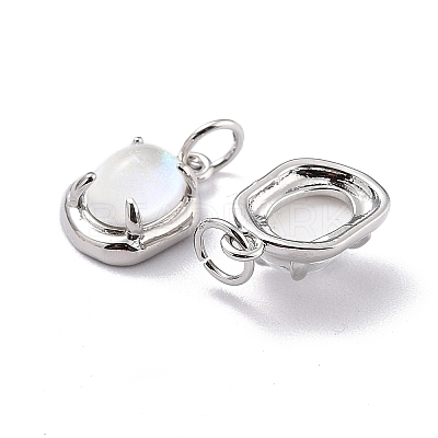 Eco-Friendly Brass Charms KK-H762-03P-1