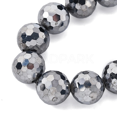 Synthetic Terahertz Stone Beads Strands G-P571-G01-01-1