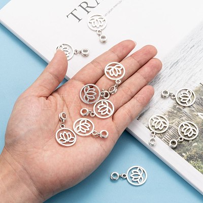 Tibetan Style Alloy Large Hole European Dangle Charms PALLOY-JF00036-1