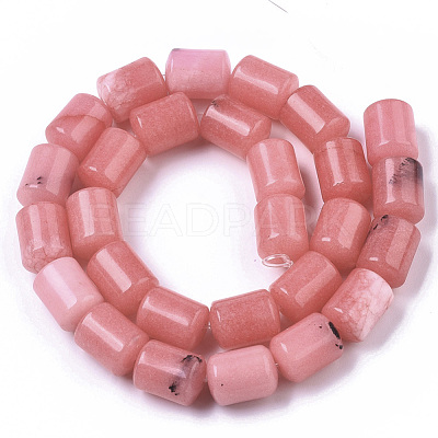 Natural Gemstone Rhodochrosite Stone Column Beads Strands G-S115-08-1