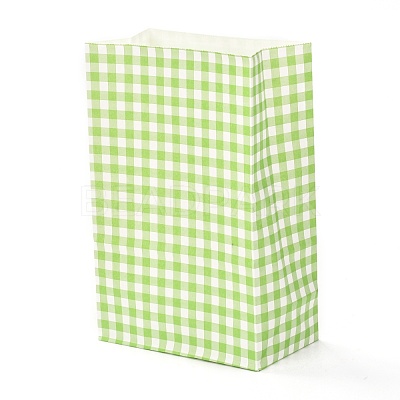 Rectangle with Tartan Pattern Paper Bags CARB-Z001-01C-1