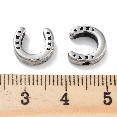 304 Stainless Steel Beads Hand Polished STAS-M057-14AS-1