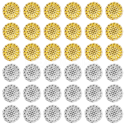 600Pcs 2 Colors Tibetan Style Alloy Beads FIND-DC0002-54-1