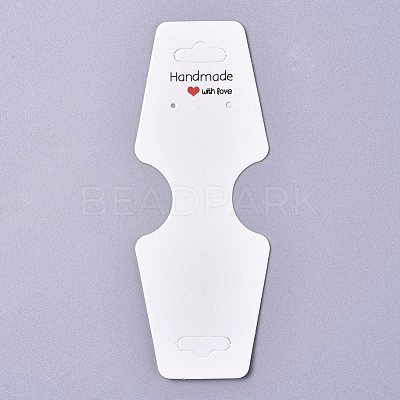 Cardboard Fold Over Paper Display Hanging Cards CDIS-E007-18-1