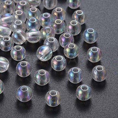 Transparent Acrylic Beads MACR-S370-B6mm-205-1