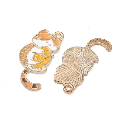 Alloy Enamel Pendants ENAM-A013-01A-G-1