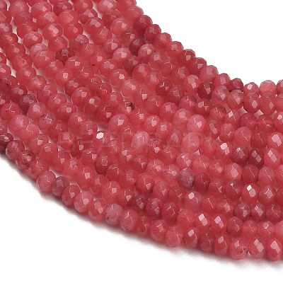 Dyed Natural White Jade Beads Strands GG-CBAF9EE-A05-3x4mm-1