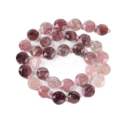 Natural Strawberry Quartz Beads Strands G-C116-A41-01-1