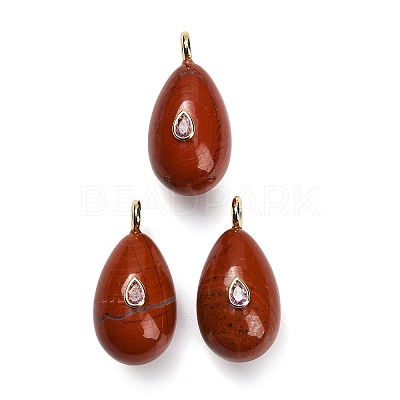 Natural Red Jasper Pendants GG-CBA4625-02G-03-1
