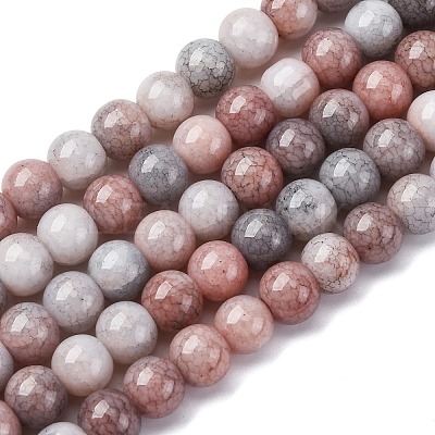 Ombre Effect Dyed Glass Beads Strands GLAA-T031-01O-14-1
