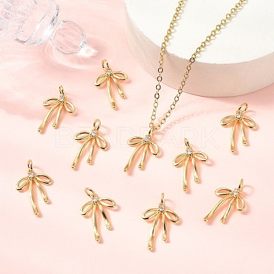 SHEGRACE Brass Clear Cubic Zirconia Pendants XGRQ3P757-627G-1