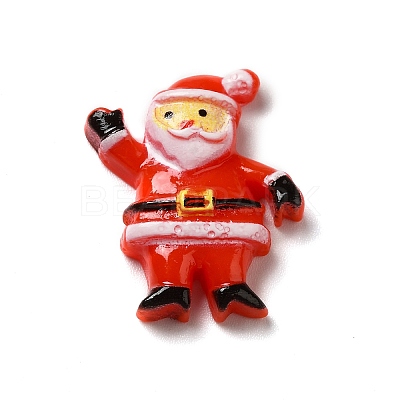 Christmas Cartoon Opaque Resin Cabochons RESI-K019-50-1