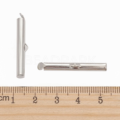 Iron Slide On End Clasp Tubes IFIN-R212-3.0cm-P-1