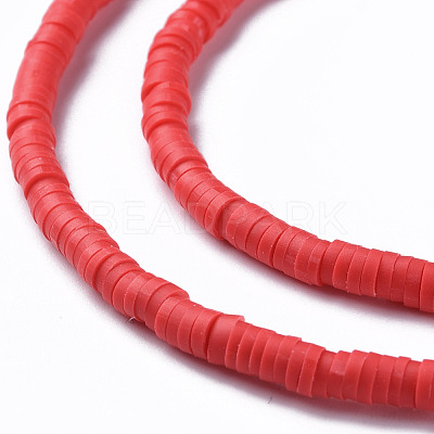 Handmade Polymer Clay Beads X-CLAY-R067-4.0mm-30-1