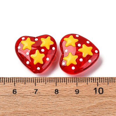 Glass Enamel Beads GLAA-Q125-01A-03-1