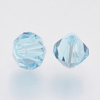 Imitation Austrian Crystal Beads SWAR-F022-6x6mm-202-1