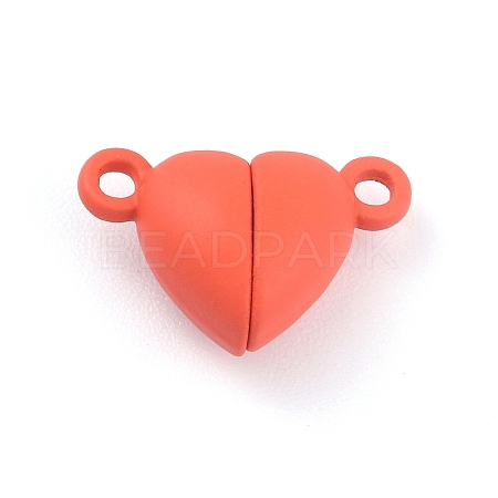 Alloy Magnetic Clasps with Loops PALLOY-P223-B01-08-1