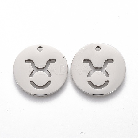 Tarnish Resistant 201 Stainless Steel Pendants STAS-Z001-B-07P-1