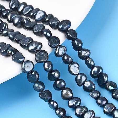 Natural Cultured Freshwater Pearl Beads Strands PEAR-P002-54B-1