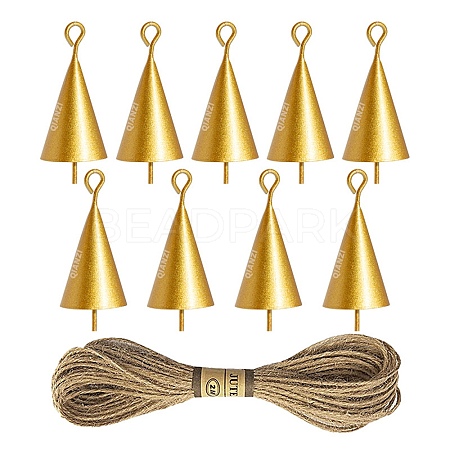 Iron Bell Hanging Ornaments AJEW-H145-91G-1