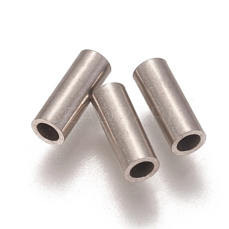 304 Stainless Steel Tube Beads STAS-L216-23D-P-1