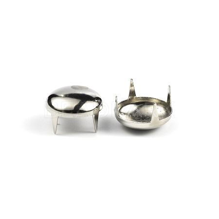 Brass Four-Claw Rivets KK-WH0076-12P-05-1