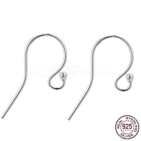 925 Sterling Silver Earring Hooks STER-K167-051C-S-1