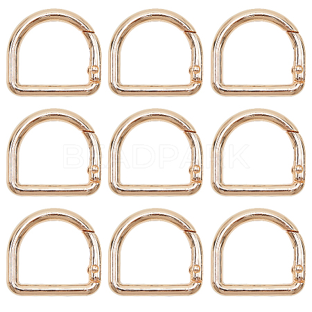 12Pcs Alloy Spring Gate Rings FIND-GF0007-10B-1