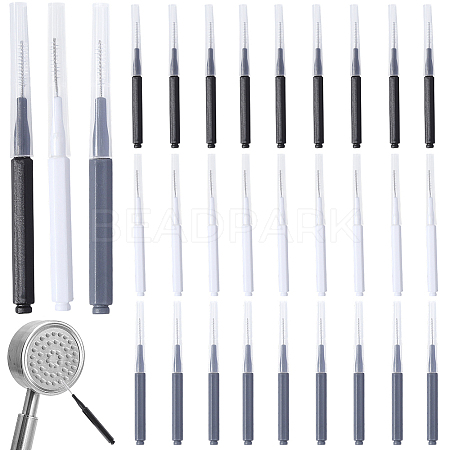 30Pcs 3 Colors Plastic Cleaning Brushes AJEW-CN0003-99-1