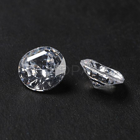 Cubic Zirconia Cabochons ZIRC-M002-7mm-007-1