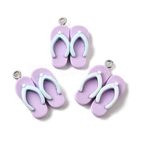 Summer Theme Resin Pendants CRES-D307-09P-F-1