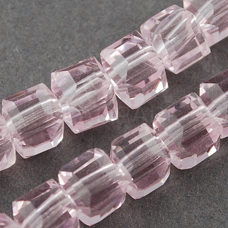 Glass Bead Strands GLAA-R041-6x6mm-25-1