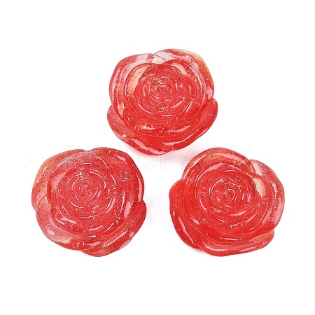 Flower Series Resin Cabochons LS-CRES-Q008-01H-1