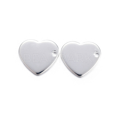 Handmade Gifts Ideas for Valentines Day 201 Stainless Steel Stamping Blank Tag Pendants STAS-Q070-S-1