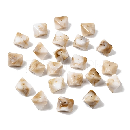 Opaque Acrylic Beads OACR-D320-02F-1