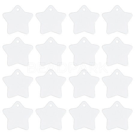30Pcs Blank Double-sided Heat Transfer Aluminium Pendants DIY-BC0014-63B-1