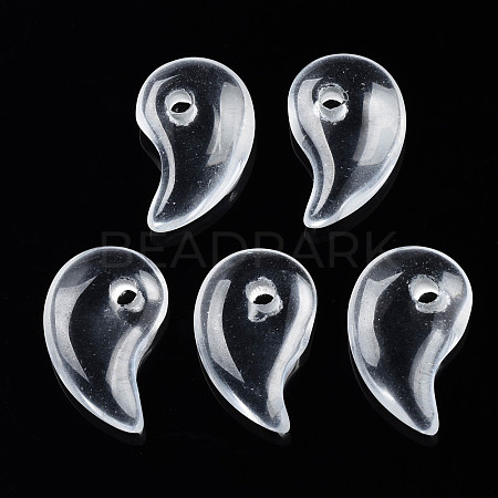 Transparent Glass Pendants GLAA-S066-003C-1