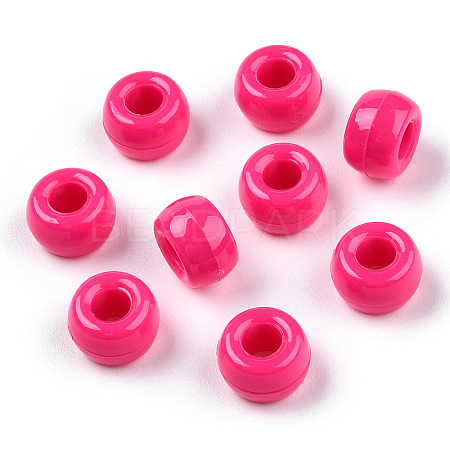 Opaque Plastic Beads KY-T025-01-F11-1
