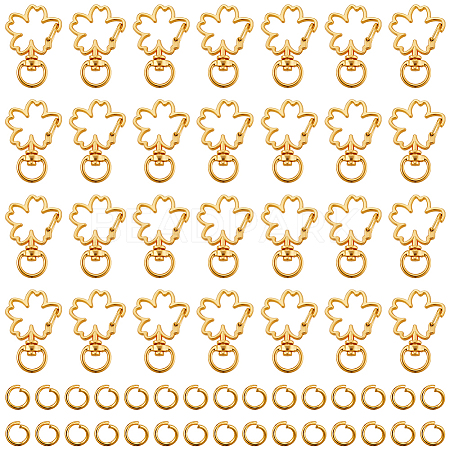 50 Bags Alloy Swivel Clasps FIND-SC0016-72-1
