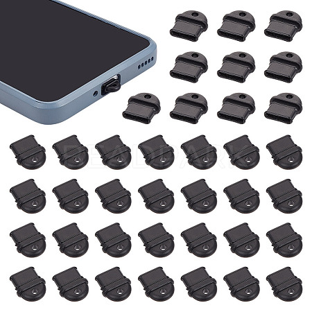 50Pcs Plastic Mobile Dustproof Plugs FIND-GA0004-06-1