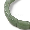Natural Green Aventurine Bead Stretch Bracelets for Women Men BJEW-C097-02A-08-2