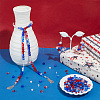 360Pcs 18 Styles Spray Painted Crackle Glass Beads CCG-PH0001-27-4