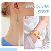 3 Sets 3 Styles DIY Lampwork Beads & Alloy Pendant & Link & Bead Caps Jewelry Findings Kits DIY-TA0011-60-8